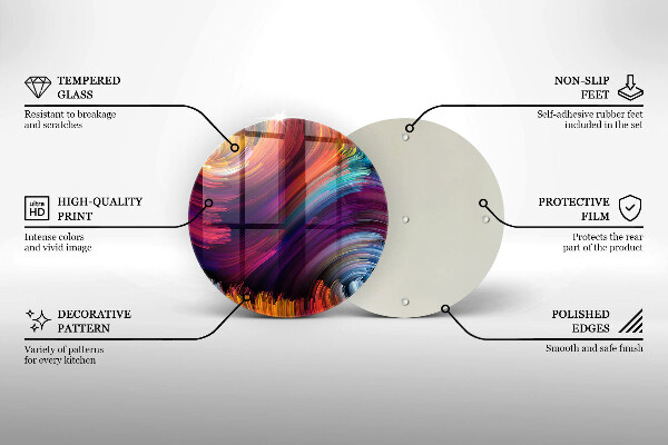 Protection plaque induction Des reflets colorés