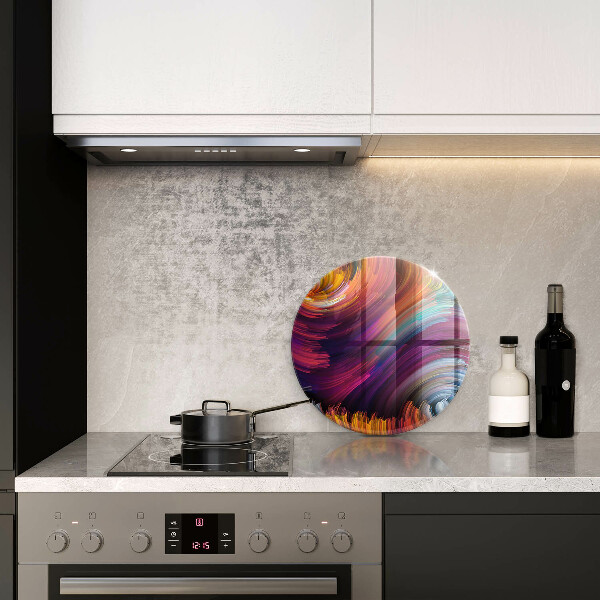 Protection plaque induction Des reflets colorés