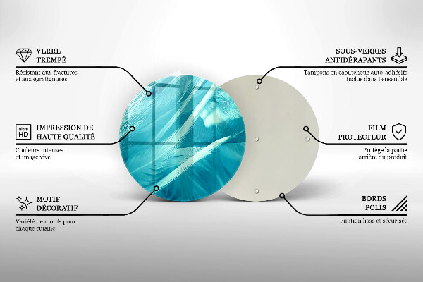 Protection plaque induction Plumes délicates