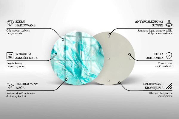 Protection plaque induction Peintures abstraites