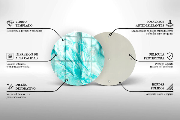 Protection plaque induction Peintures abstraites