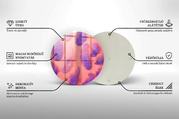 Protection plaque induction Plumes moelleuses
