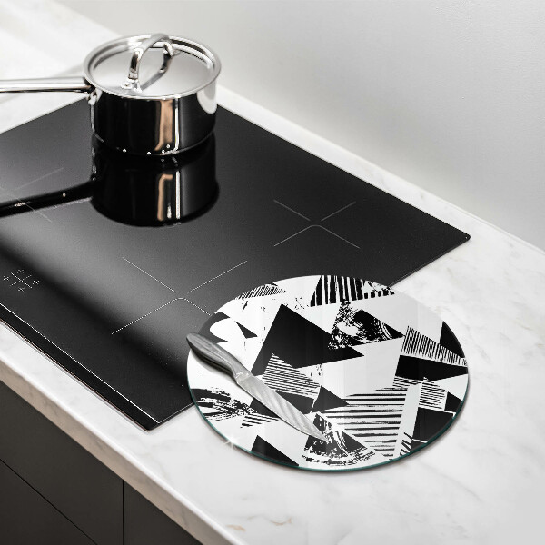 Protection plaque induction Triangles géométriques