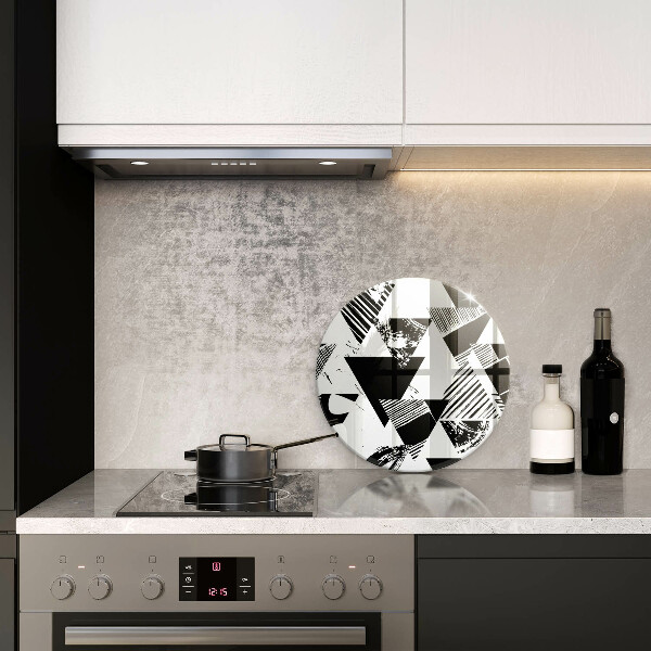 Protection plaque induction Triangles géométriques