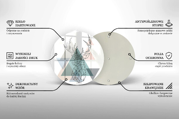 Protection plaque induction Cerf abstrait