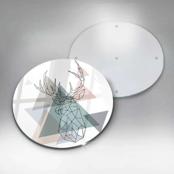 Protection plaque induction Cerf abstrait