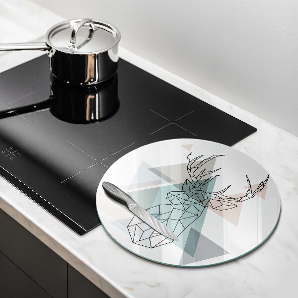 Protection plaque induction Cerf abstrait