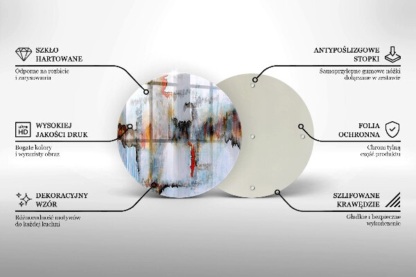 Protection plaque induction Peintures abstraites
