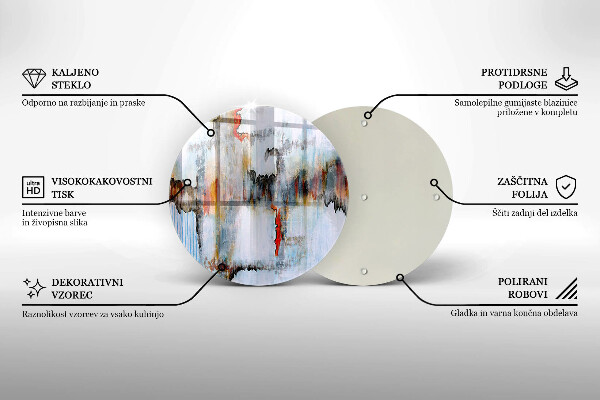 Protection plaque induction Peintures abstraites