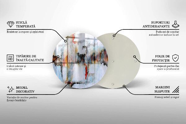 Protection plaque induction Peintures abstraites