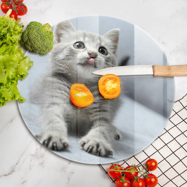 Protection plaque induction Petit chaton mignon