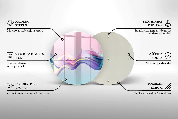 Protection plaque induction Abstraction pastel