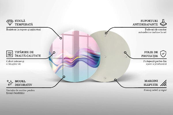 Protection plaque induction Abstraction pastel