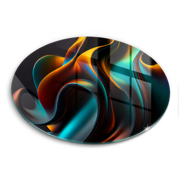 Protection plaque induction Abstraction colorée