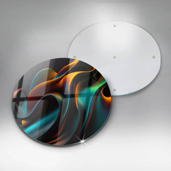 Protection plaque induction Abstraction colorée