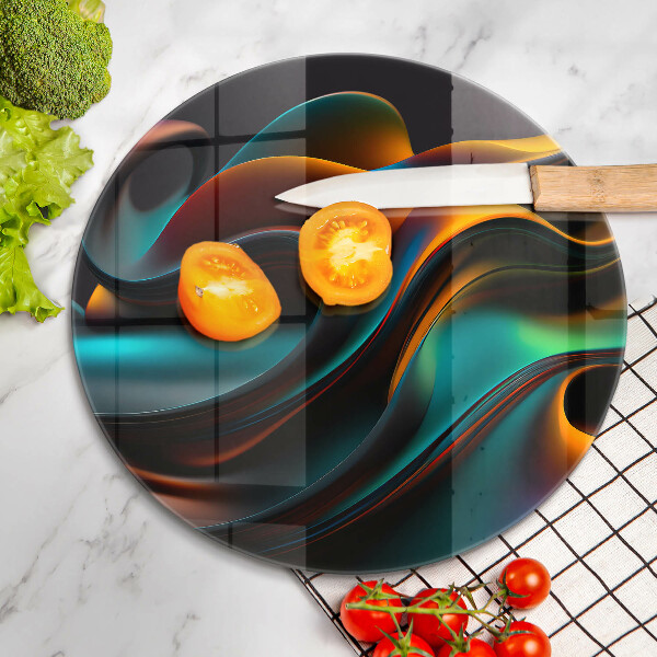 Protection plaque induction Abstraction colorée