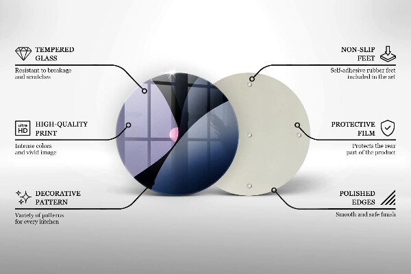 Protection plaque induction Formes abstraites