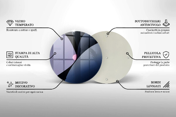 Protection plaque induction Formes abstraites