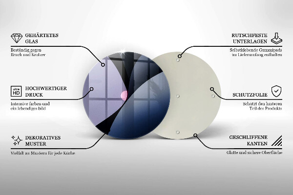 Protection plaque induction Formes abstraites