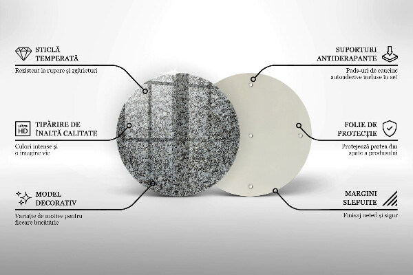 Protection plaque induction Texture de pierre