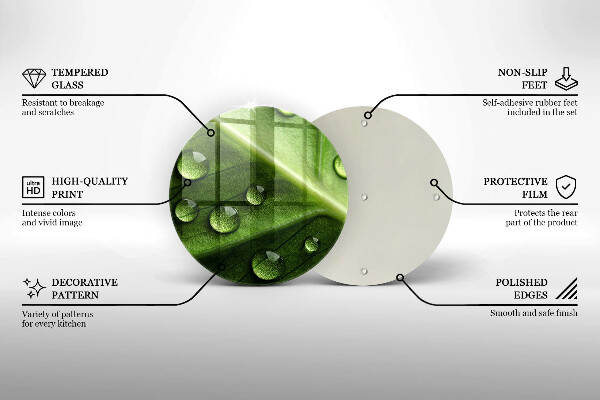 Protection plaque induction Nature rosée et feuille