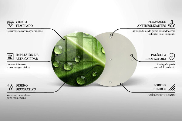 Protection plaque induction Nature rosée et feuille