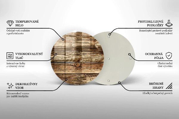 Protection plaque induction Texture de planche de bois