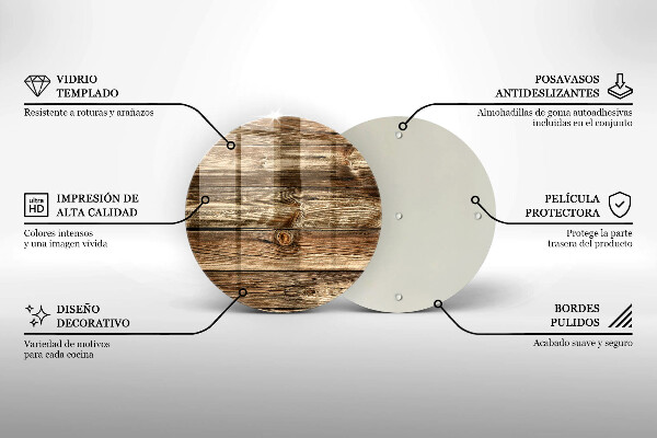 Protection plaque induction Texture de planche de bois
