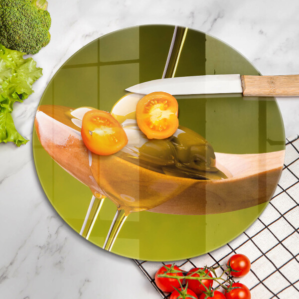 Protection plaque induction Huile d'olive et olives