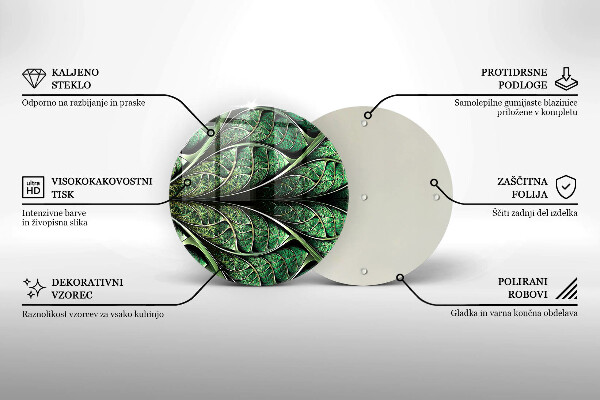 Protection plaque induction Structure des nervures des feuilles