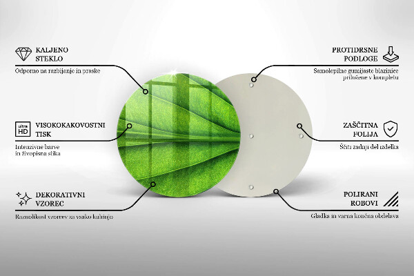 Protection plaque induction Feuille de veine naturelle