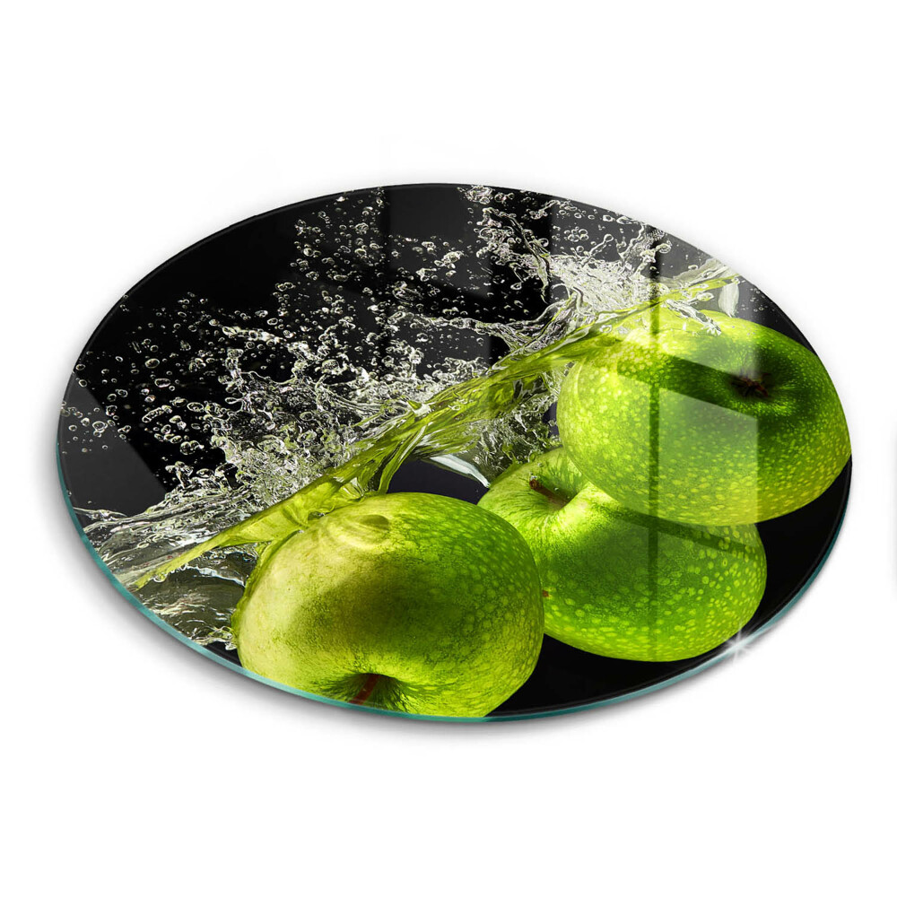 Protection plaque induction Pommes vertes et eau