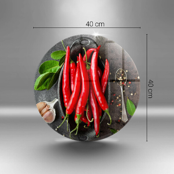 Protection plaque induction Piments rouges