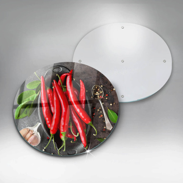 Protection plaque induction Piments rouges