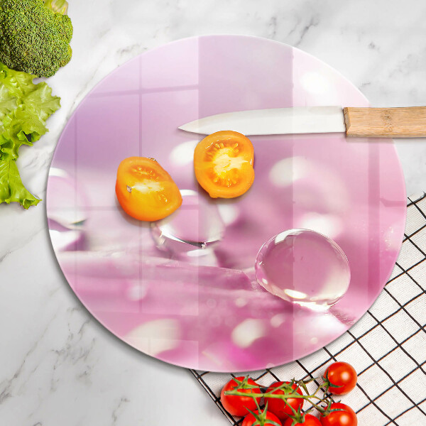 Protection plaque induction Pétales de fleurs de rosée