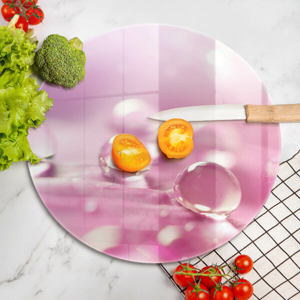 Protection plaque induction Pétales de fleurs de rosée