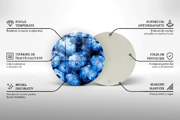 Protection plaque induction Myrtilles juteuses