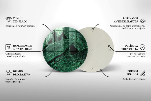 Protection plaque induction Les feuilles de la plante