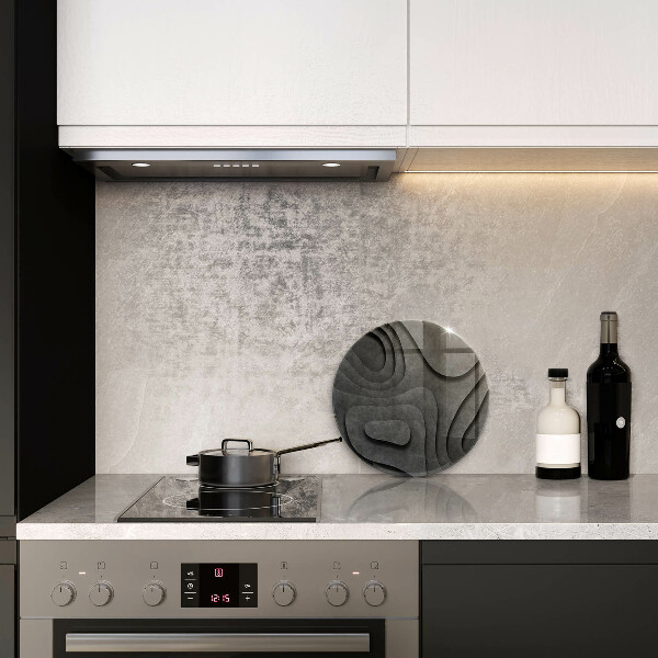 Protection plaque induction Formes de pierre 3D