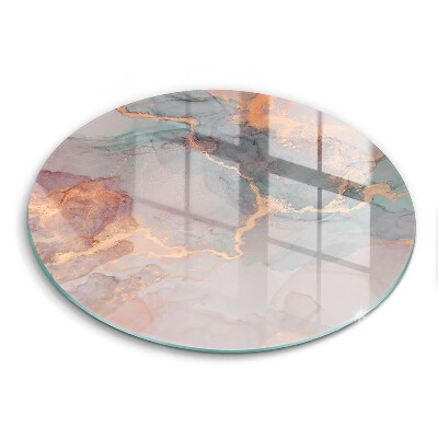 Protection plaque induction Marbre avec de l'or