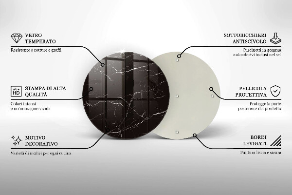 Protection plaque induction Carreaux de marbre