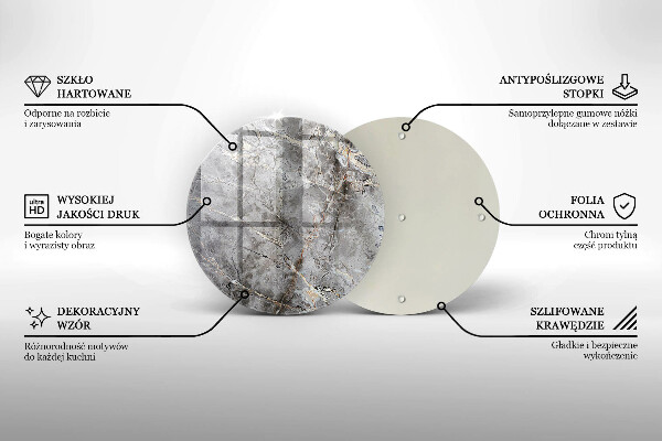 Protection plaque induction Texture de pierre