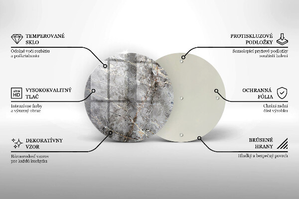 Protection plaque induction Texture de pierre