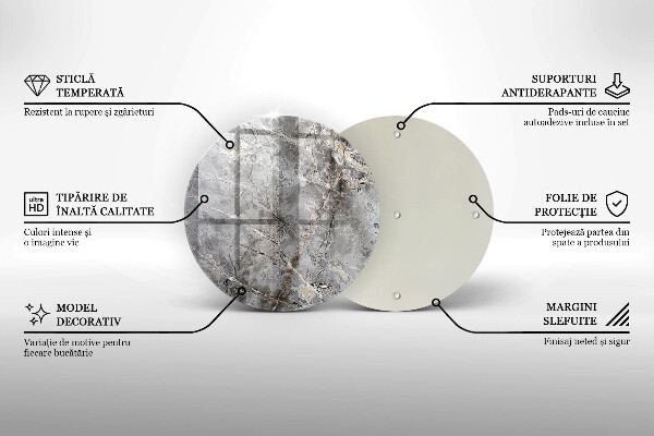 Protection plaque induction Texture de pierre