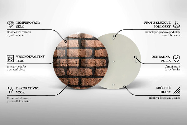 Protection plaque induction Mur de briques