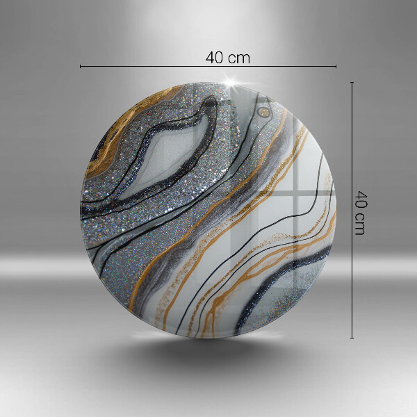 Protection plaque induction rocher avec de l'or