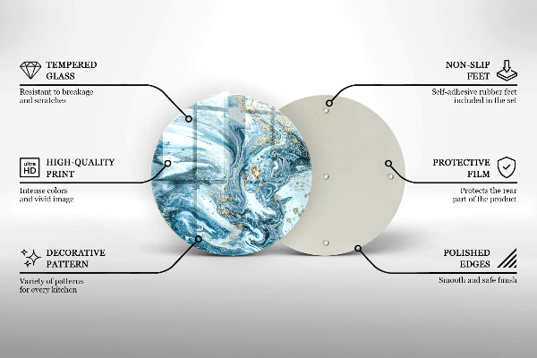 Protection plaque induction Structure avec de l'or