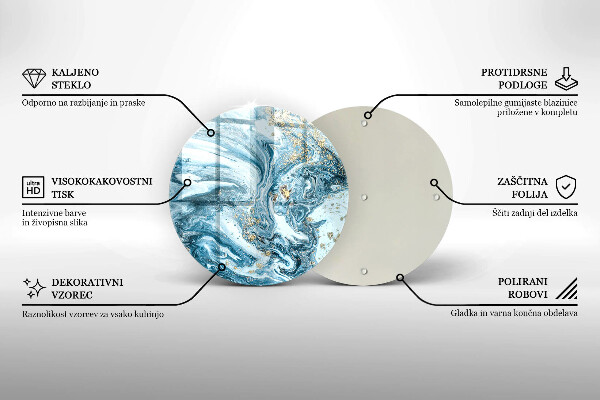 Protection plaque induction Structure avec de l'or