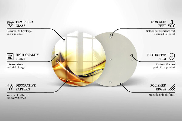 Protection plaque induction Lignes de lumière abstraites