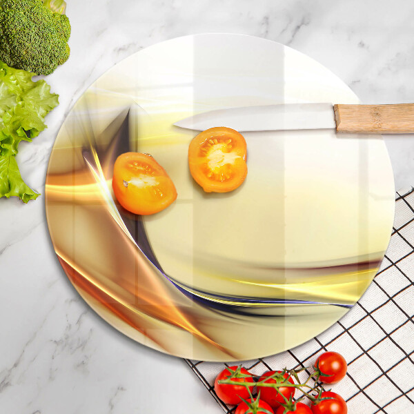 Protection plaque induction Lignes de lumière abstraites